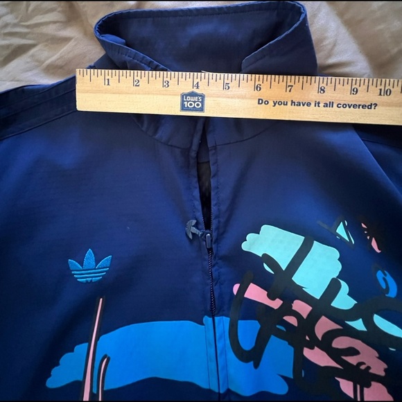 Adidas x Hélas Lucas Puig Skateboarding Track Jacket Men's Size Large Blue RARE - Picture 13 of 13